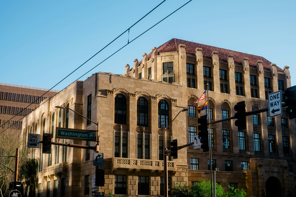 Phoenix City Hall in downtown Phoenix, Arizona